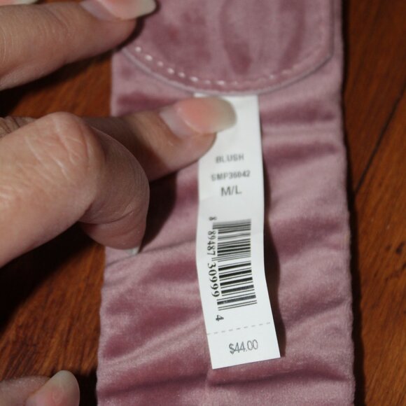 FALL SALE Steve Madden Belt Women's M/L Soft Suede Feel Blush Color NWT's - Picture 9 of 10